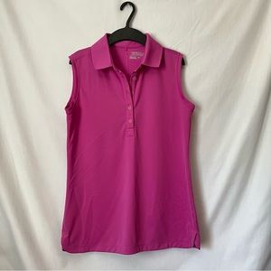 Nike golf tour performance womens pink shirt